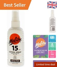 Moisturizing SPF 15 Lotion Spray with Shea Butter - Ideal for Outdoor Fun, 100ml 49.90 per litre