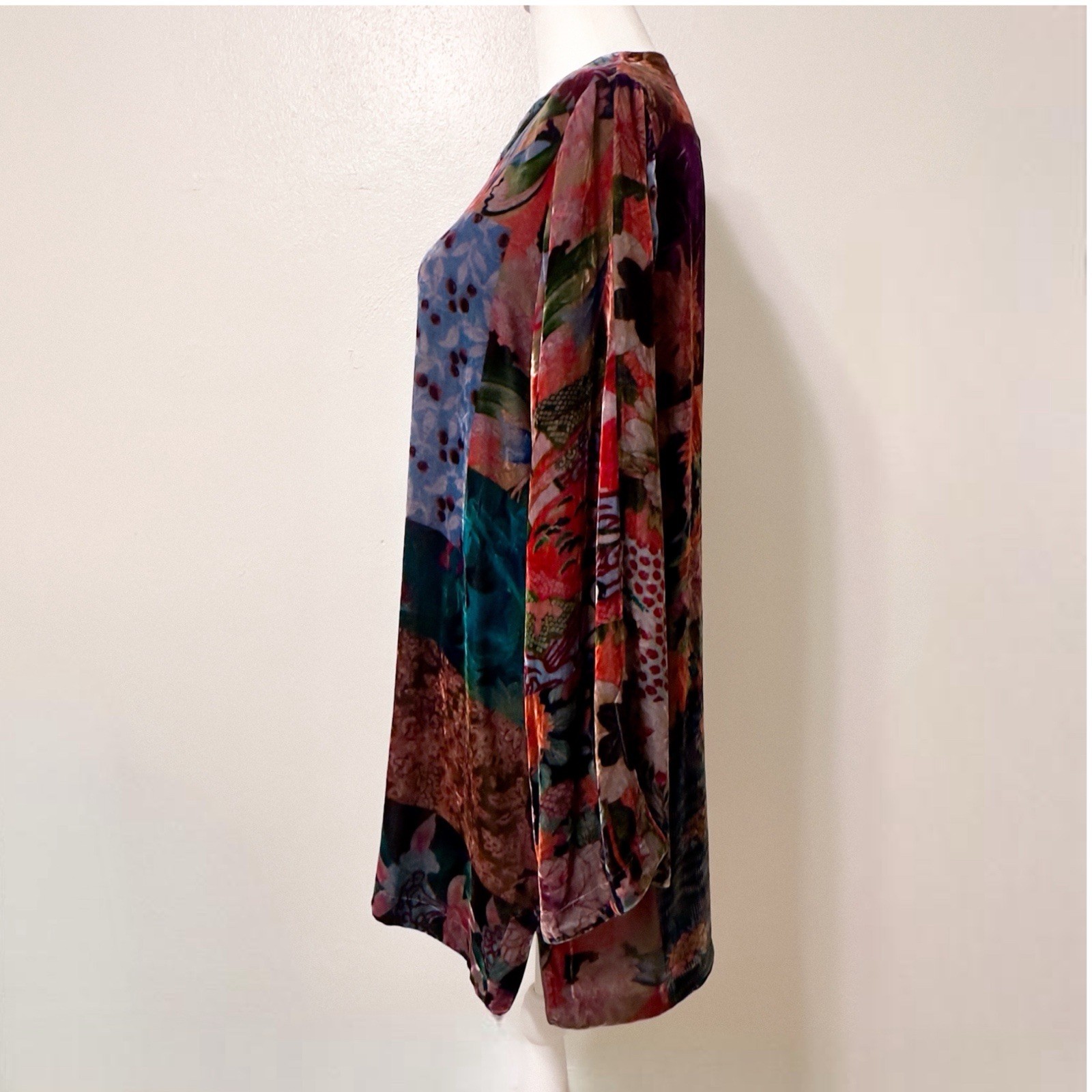 JOHNNY WAS Velvet Grace Patchwork Boho Blouse Tun… - image 4