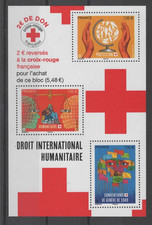 Bloc Feuillet F5629 - FRANCE  "Croix-Rouge Droit international"  2022 (**)