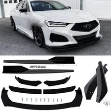 For Acura TLX 2018 2019 -2021 Front Bumper Lip Splitter Side Skirt Rear Diffuser
