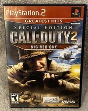 Call of Duty 2: Big Red One Special Edition (PlayStation 2, 2005) **TESTED**