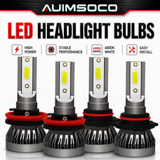 For Toyota Land Cruiser 2008-2011 Led Headlights High Low Beam Bulbs Xenon White