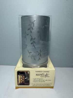 Yankee Candle ScentLight Fragrance Diffuser Cordless Lights 2011 Silver NIB RARE