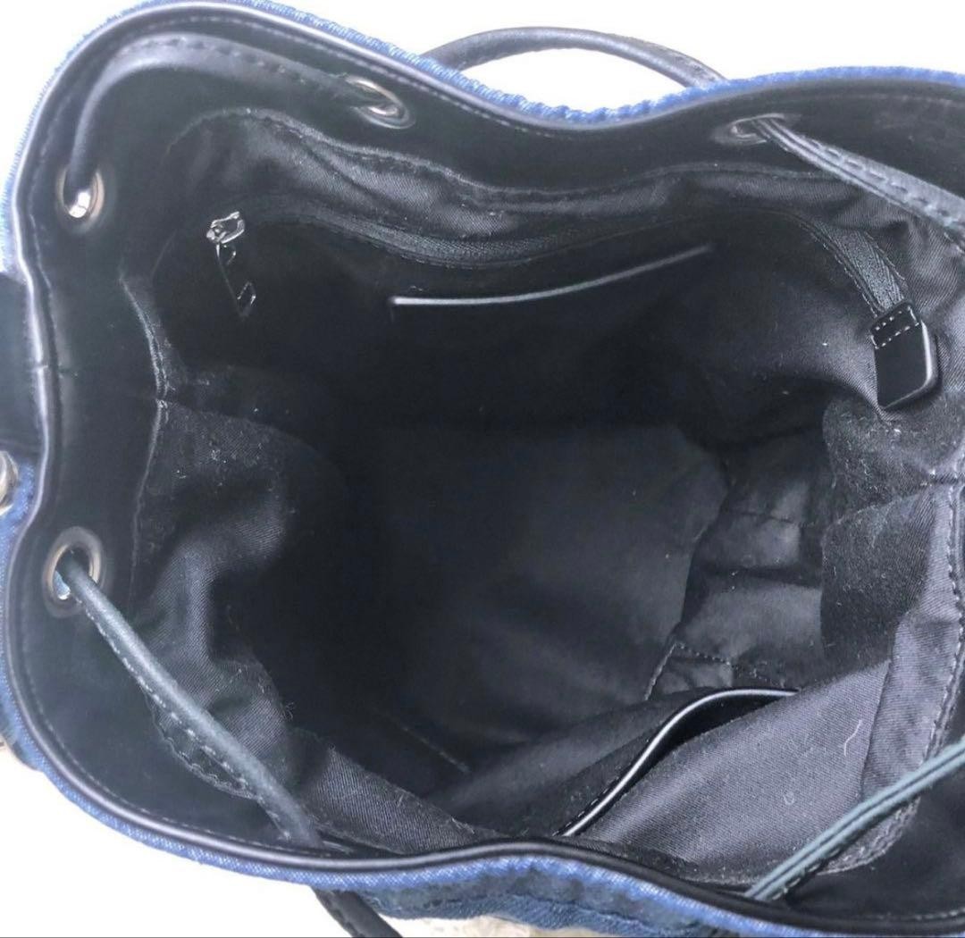 Diesel Patchwork Drawstring Bucket Shoulder Bag I… - image 18