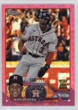 2023 Topps Chrome Logofractor Edition Pink Refractor /199 Jeremy Pena Peña 0j8f