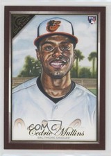 2019 Topps Gallery Canvas Wood Cedric Mullins #96 0jl3