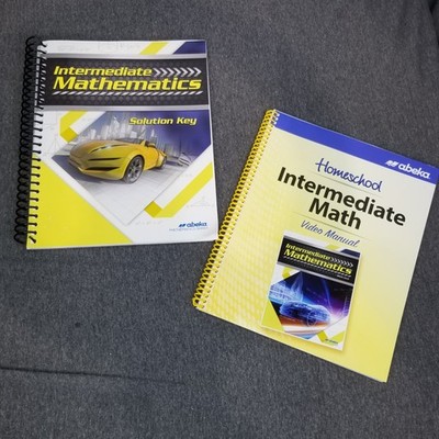 Abeka Homeschool Intermediate Math Video Manual & Solutions Key