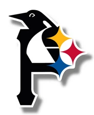 Pittsburgh Sports Teams Penguins Steelers Pirates Vinyl Sticker/Decal 01