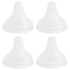 Silicone Nipple (S) for Spectra Baby Bottles, Slow Flow, 4 Count, S, 0m+,S 
