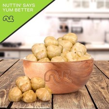 Raw Blanched Hazelnuts | No Shell Filberts Kosher Natural Snack Baking Nuts