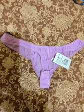 Vintage Daydream Nation Satin Thong Panties Size Medium