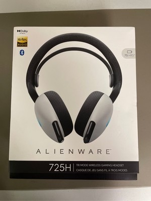 Alienware Tri-Mode Wireless Gaming Headset AW725H - Wired/Wireless, Bluetooth 5.
