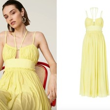 ULLA JOHNSON Freya Midi Cotton Dress Size 4