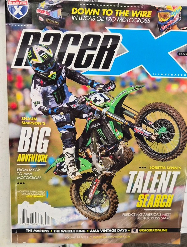 BIG LOT of 24 "Motocross Action" motorcycle magazines, 1993 - 2023
