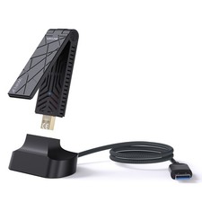 USB 3.0 Wireless WiFi 7/WiFi 6E Adapter for Desktop PC Long Range WiFi 6 Dongle