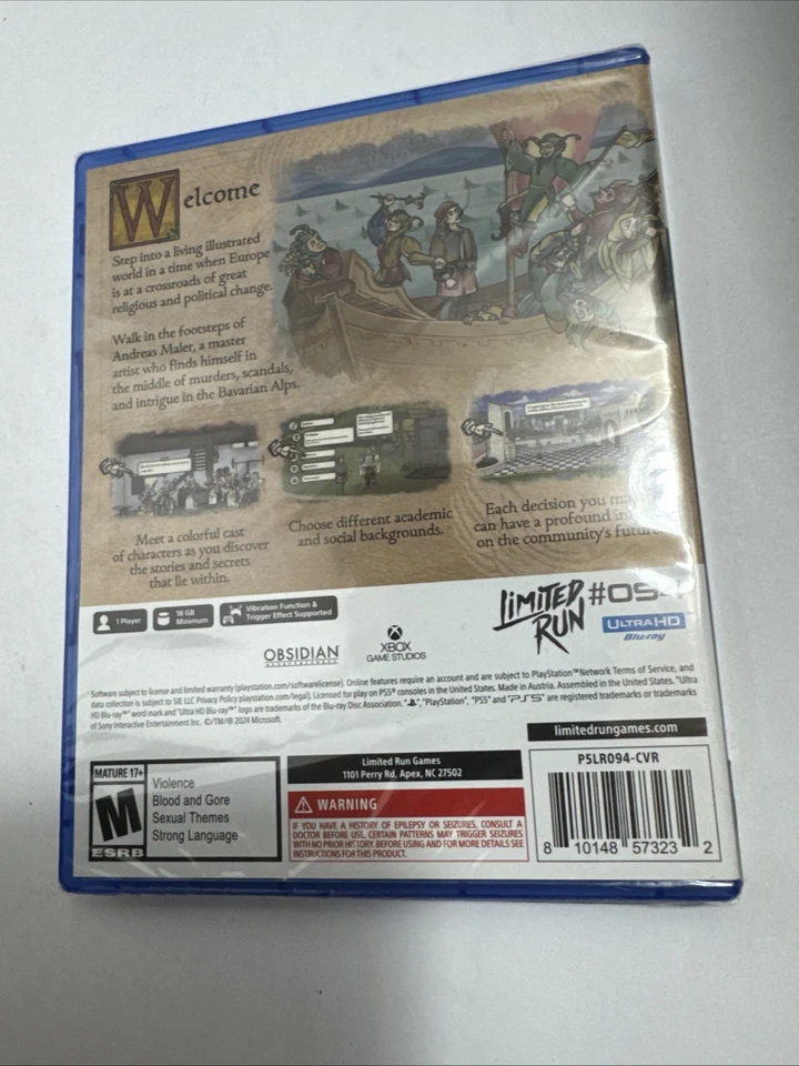 Pentiment (Sony PlayStation 5 - PS5) Limited Run Games #94 LRG - Image 2 of 4