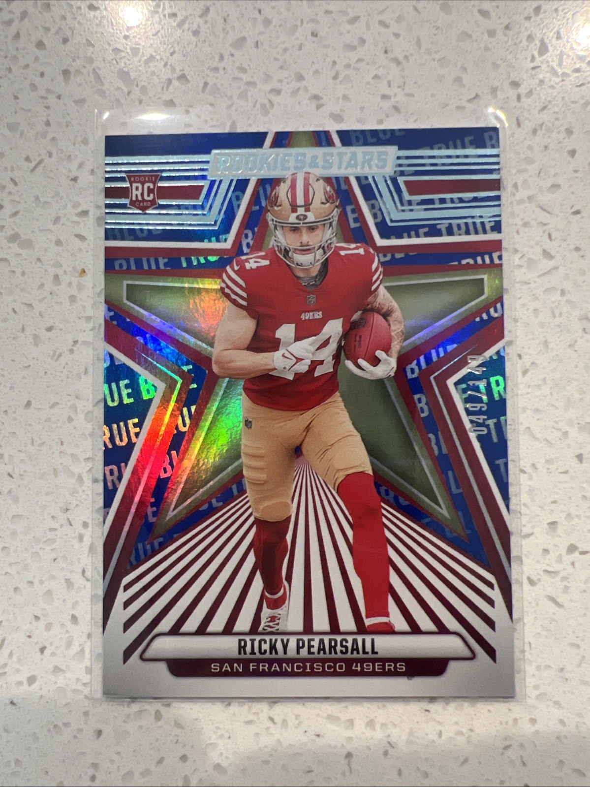 2024 Panini Rookies & Stars - Rookies Ricky Pearsall #184 True Blue /149 (RC)