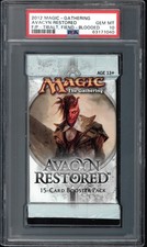 Avacyn Restored Tibalt, the Fiend-Blooded Graded Pack PSA 10 #63171040
