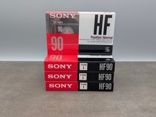 4 Kassetten SONY HF 90 Position Normal Allrou...