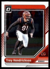 TREY HENDRICKSON 2024 DONRUSS OPTIC CINCINNATI BENGALS #43