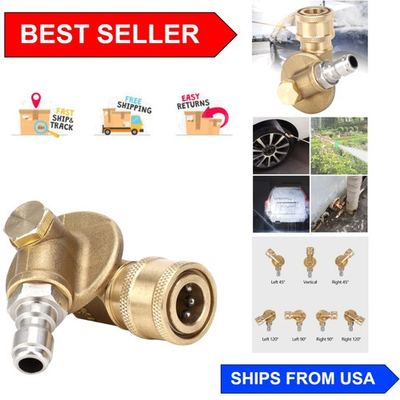#ad Heavy Duty Brass and Stainless Steel Nozzle for Efficient High Pressure Cleaning $19.99