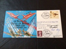 Biggin Hill Battle of Britain 1996 Multi Signed Cover Neville Duke RAF