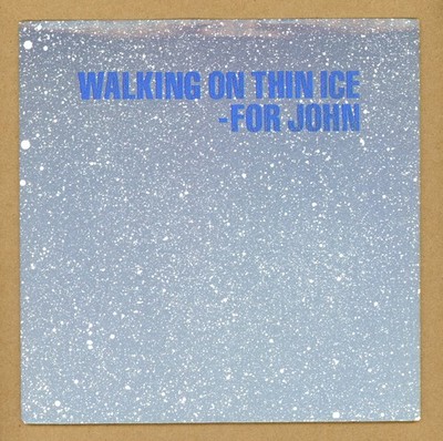 Yoko Ono WALKING ON THIN ICE - US Geffen 45 7'' w/PS M-/M