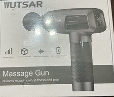 Wutsar Massage Gun 20 Speeds 6 Massage Heads For Pain Relief New 