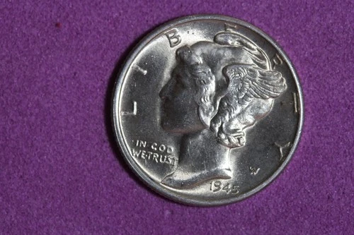 ESTATE FIND 1945 - D MERCURY DIME!!  #N08216