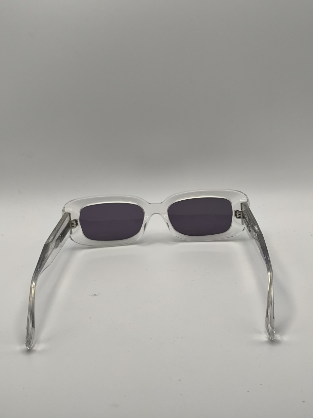 AllSaints Designer All Sonic 99 Rectangle Clear Frame Purple Tinted UV400 image 9