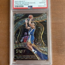 2023 Panini Select Trayce Jackson-Davis Rookie Courtside Elephant Prizm - PSA 10