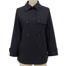 Great MACKINTOSH PHILOSOPHY trench coat black polyester Women 36 H5E05-125-29