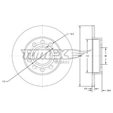 2x Bremsscheibe hinten für Seat Exeo 3R2 ST 3R5 | 26230785
