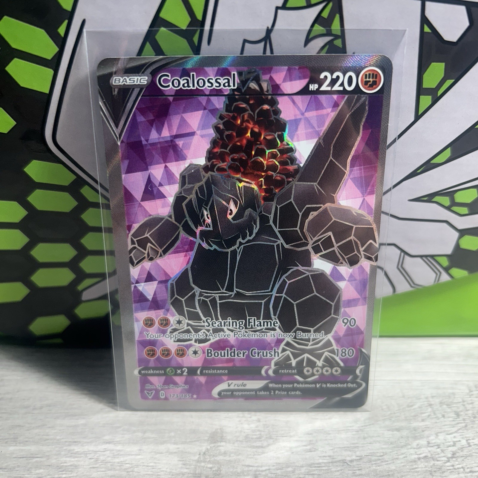 Coalossal V (Full Art) 173/185 Swsh04: Vivid Voltage Holo