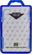 - RFID Blocking Secure Badge Holder - Duolite 2 Card ID Holder - Poly Carbonate