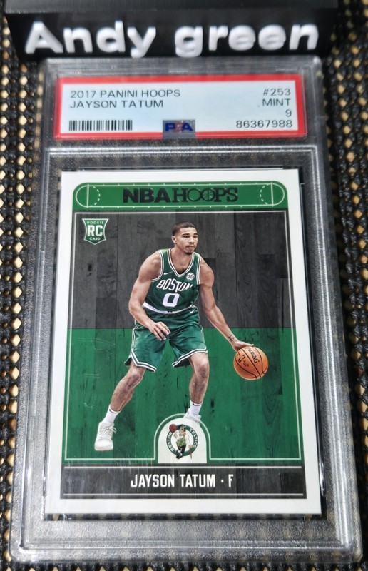 Jayson Tatum 2017 Panini Hoops #253 Rookie RC PSA 9