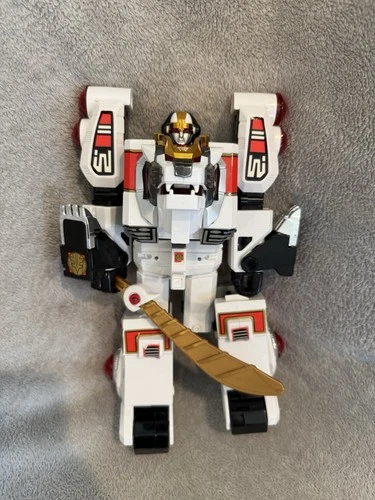 Vintage 1994 White Tigerzord Power Rangers Bandai – Clean – Works – See Photos