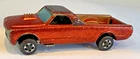 1967 Redline "Custom Fleetside" Spectraflame Orange Hot Wheels Car