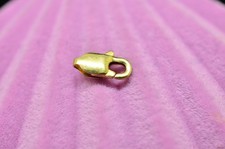 14K Yellow Gold Lobster Claw Clasp 8.2mm x 3.2mm 0.2g -Tiny