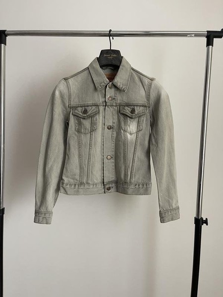 Women Levi's Jacket Silver 34 / XS / 42