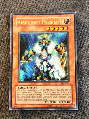 Yugioh! Airknight Parshath LOD-062 Ultra Rare Holo Unlimited Edition [MP-HP]