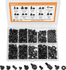 400Pcs Premium Computer Screws Kit for PC, Includes Motherboard Screws, Stand...