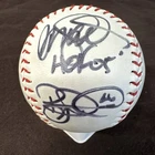 Ryne Sandberg Ryan Dempster Signed Baseball Chicago Cubs Company Outing Aug 2018