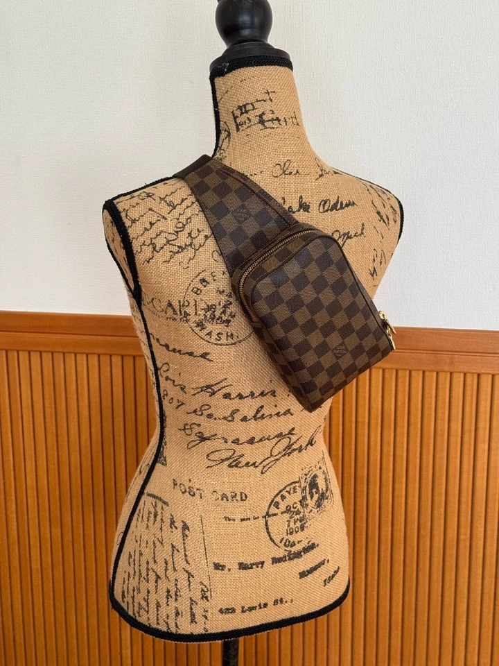 LOUIS VUITTON N51994 Damier Ebene Geronimos Waist Bag Crossbody CA1013 LV - Image 3 of 4