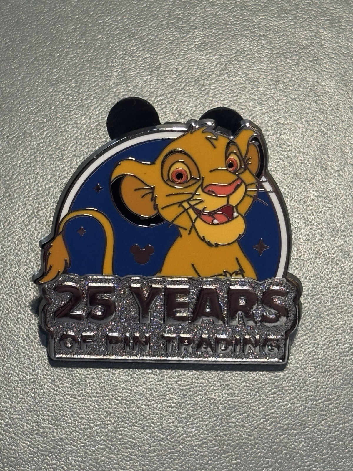 2025 WDW Disney Hidden Mickey Lion King Simba 25 Years Of Pin Trading