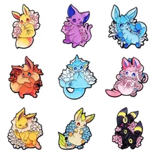 Pokemon Eevee Evolution Enamel Pins
