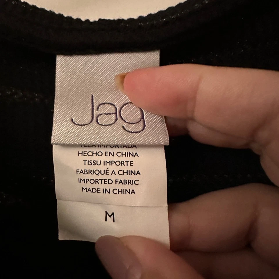 JAG encubrimiento con capucha negro talla mediana Foto 2 de 3