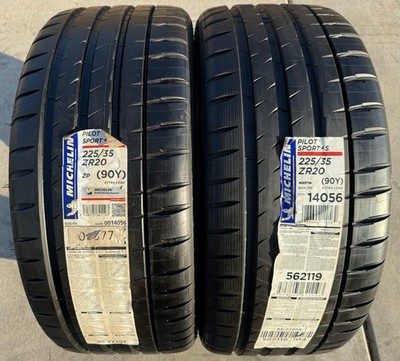 Set of TWO BRAND NEW 225/35ZR20 (90Y) Michelin Pilot Sport 4S ZP