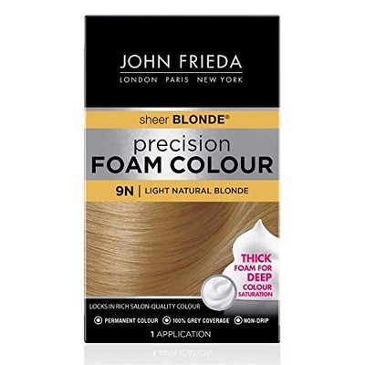 John Frieda Precision Foam Colour, Medium Natural  Assorted Colors , Sizes 