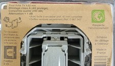 Lot De 4 Prises TV Legrand Niloé - Finition Argent Étoile Blindée - Réf. 0 96678 - Neuf